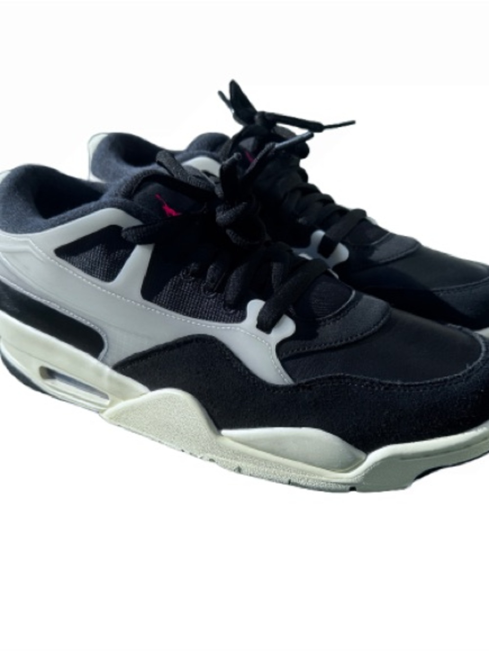 Jordan Air Jordan 4 RM Low Top Leather Black Gym Red Sail Sneakers Size 10.5